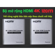 Bộ khuếch đại HDMI 120m hỗ trợ 2k x 4k qua cáp mạng CS-Extender 4K120